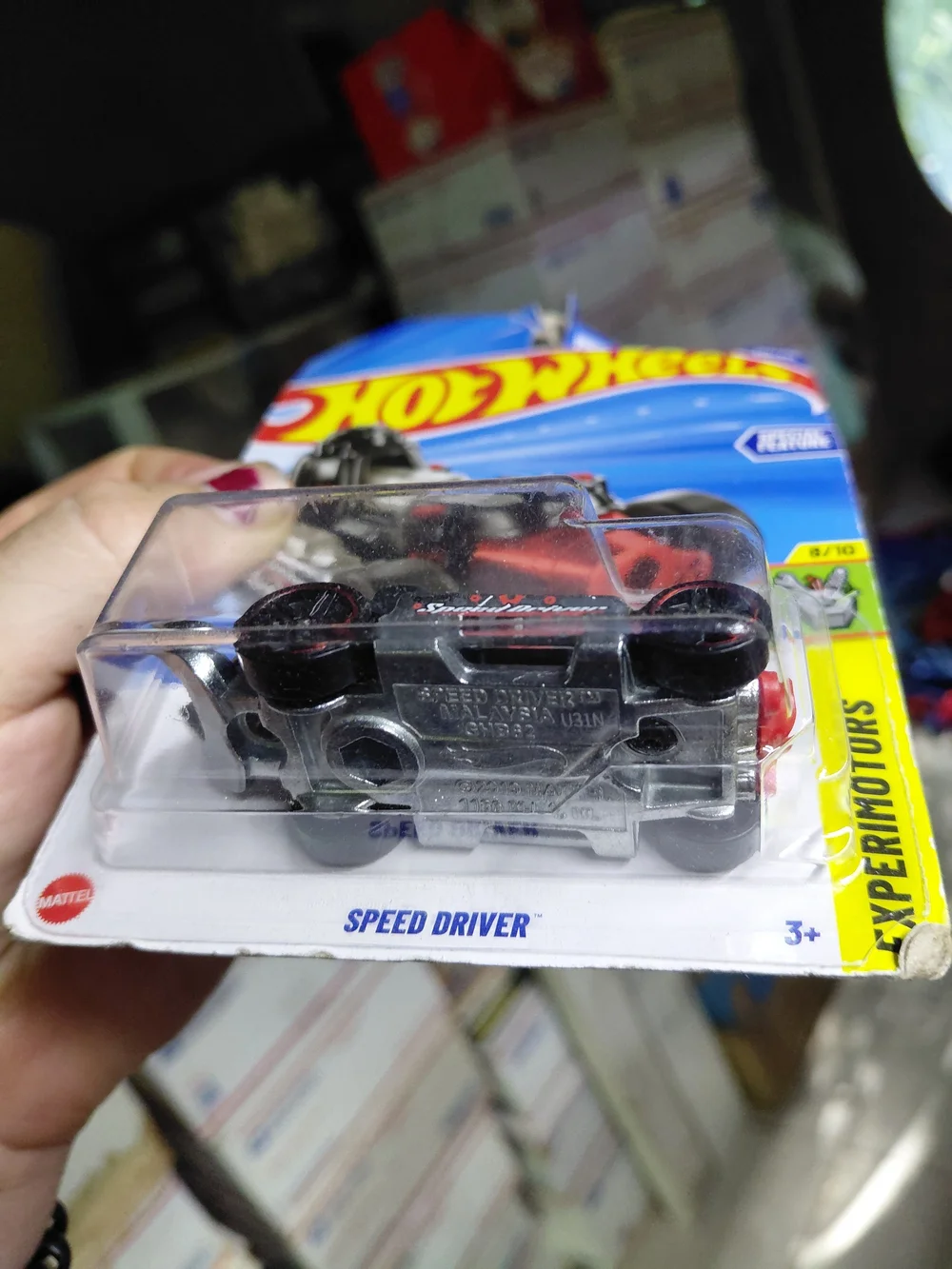 The Hot Wheels Speed Driver is an 8/10 car from the 2025 Experimotors series (Co